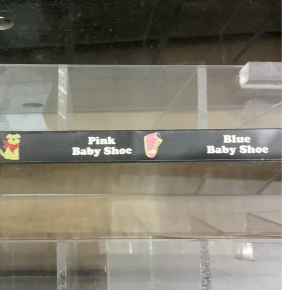 Vintage Italian Charm Gold Tone Pink Enamel Dangle Accent Bracelet Link - Picture 3 of 4